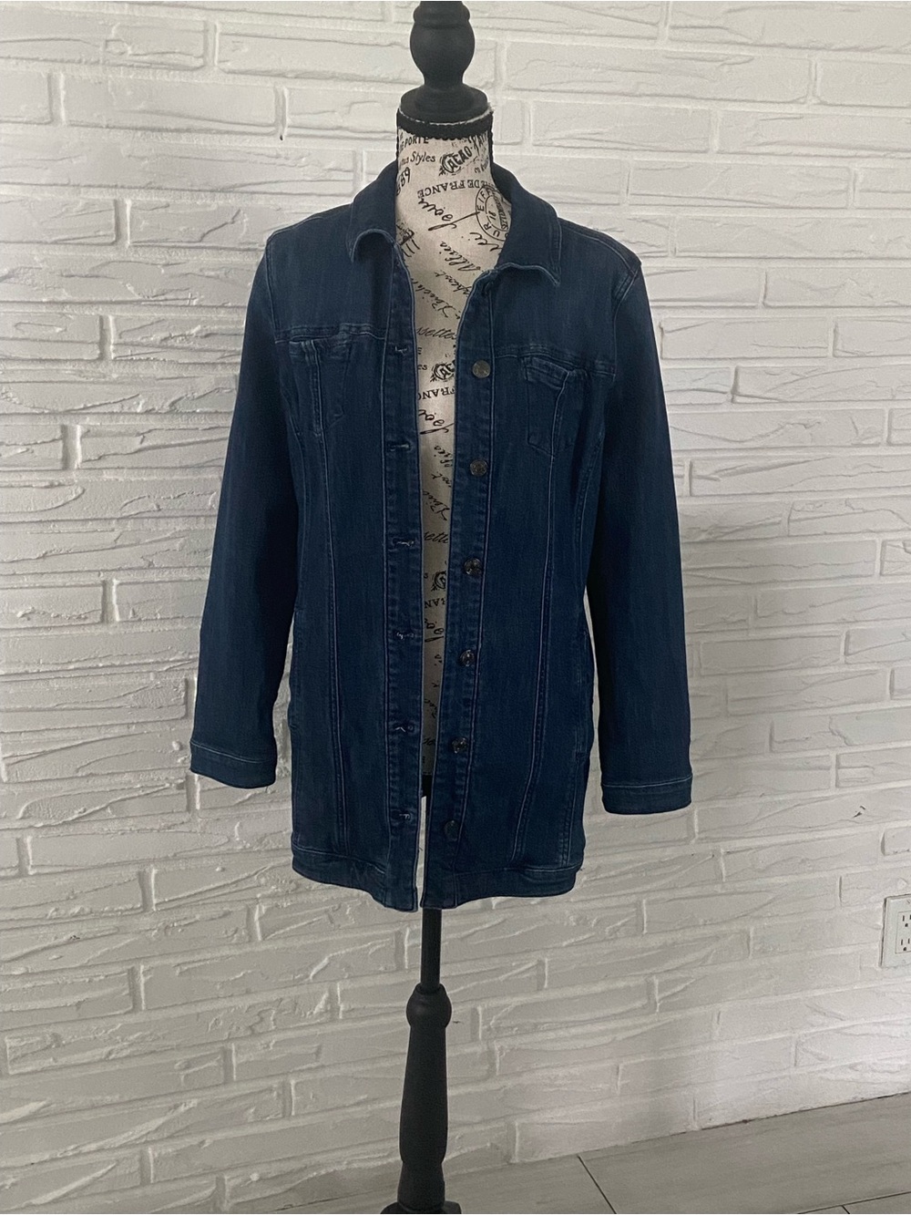 Chico's Denim Jacket - Dark Blue